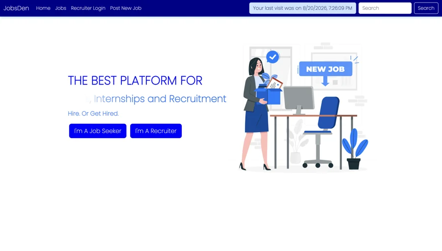 JobsDen product preview