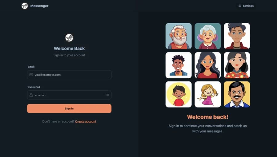 Messenger product preview